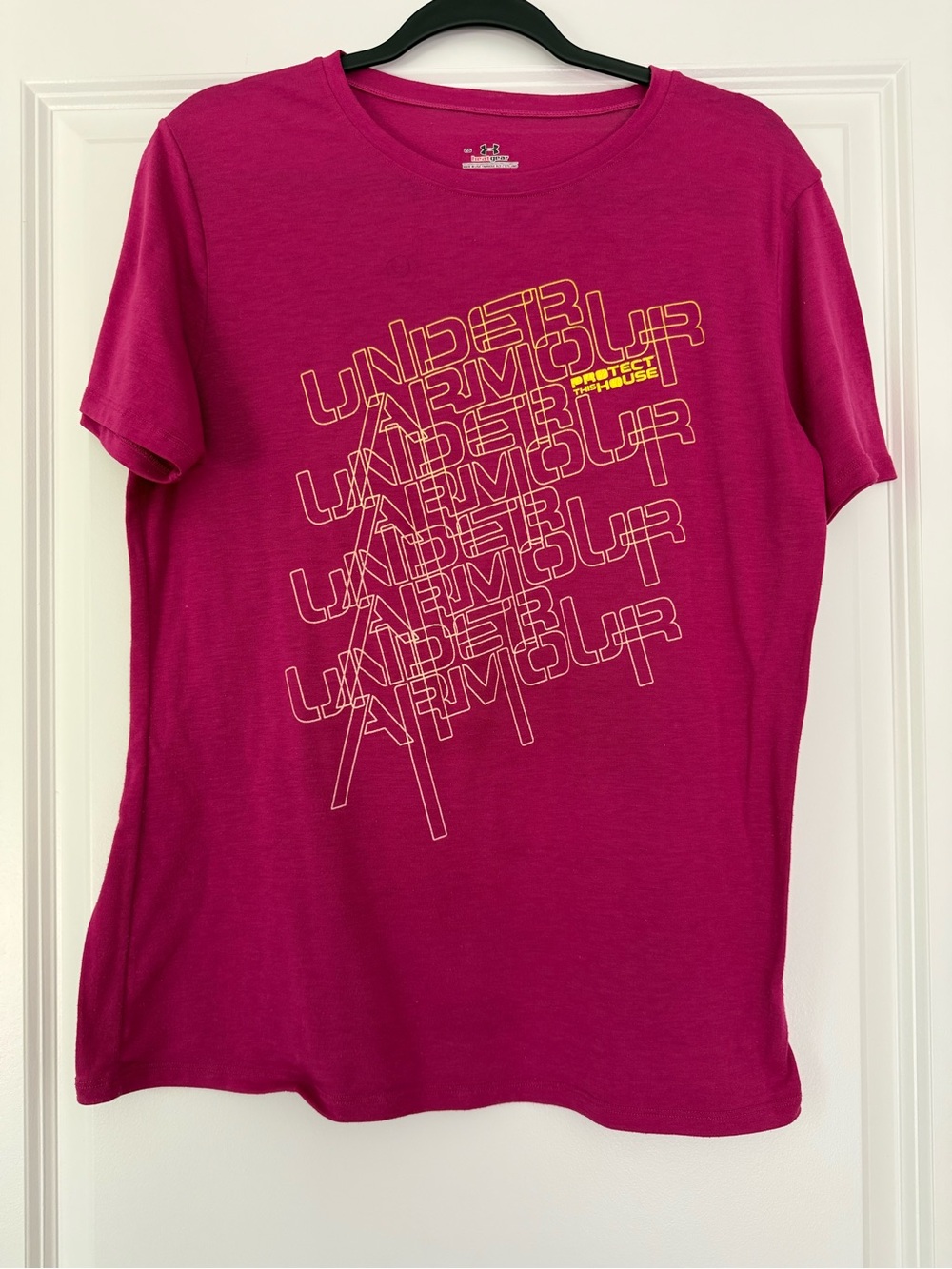 Under Armour Pink Graphic Logo Tee